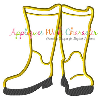 Cori Boots Applique Design Cori Boots Applique Design