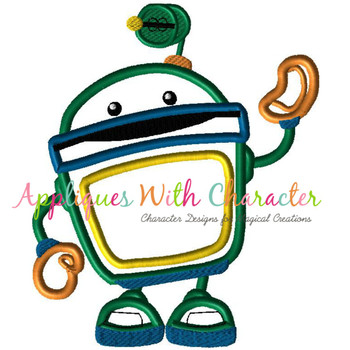 Umizoomi Bot Applique Design Umizoomi Bot Applique Design