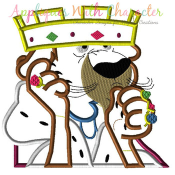Rob Hood Prince Bust Applique Design Rob Hood Prince Bust Applique Design