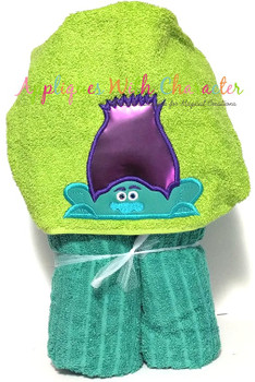 Peeking Troll Movie Applique Design Peeking Troll Movie Applique Design