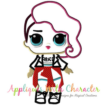 Rocker Doll Applique Design Rocker Doll Applique Design