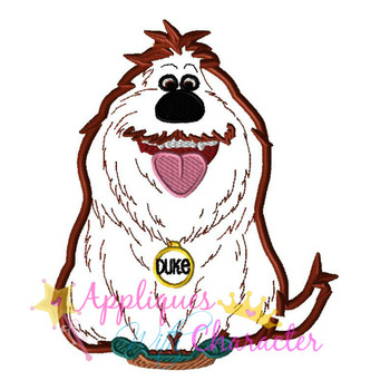 Pets Shaggy Dog Applique Design Pets Shaggy Dog Applique Design