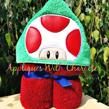 Mushroom Peeker Applique Design Mushroom Peeker Applique Design