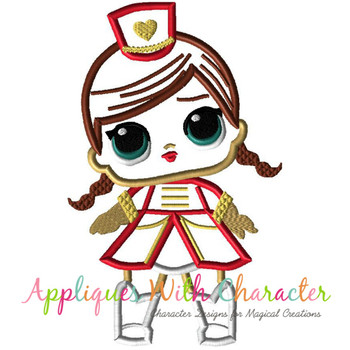Majorette Doll Applique Design Majorette Doll Applique Design