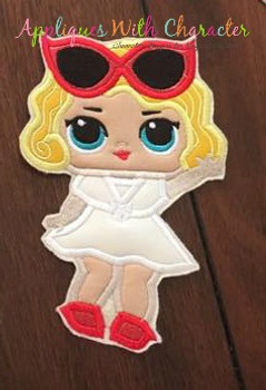 Leading Lady Doll Applique Design Leading Lady Doll Applique Design