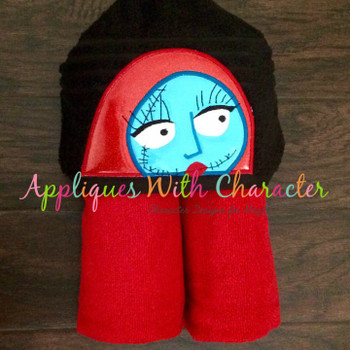 Nightmare Before Christmas Sally Peeker Applique Design Nightmare Before Christmas Sally Peeker Applique Design