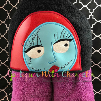 Nightmare Before Christmas Sally Peeker Applique Design Nightmare Before Christmas Sally Peeker Applique Design