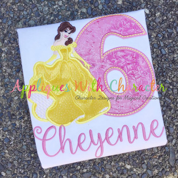 Beauty Bella Six Applique Design Beauty Bella Six Applique Design