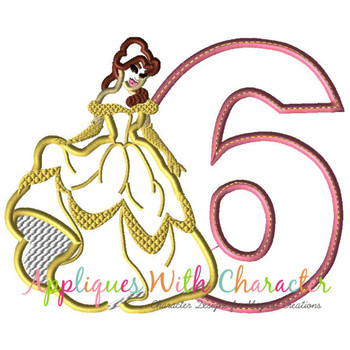 Beauty Bella Six Applique Design Beauty Bella Six Applique Design