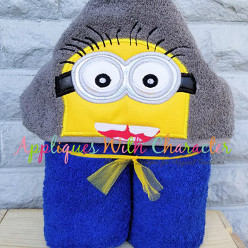 Yellow Guy Peeker Applique Design Yellow Guy Peeker Applique Design
