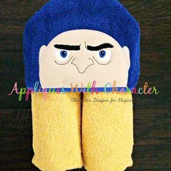 Grumpy Villain Peeker Applique Design Grumpy Villain Peeker Applique Design
