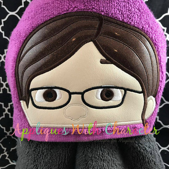 Big Sister Peeker Applique Design Big Sister Peeker Applique Design