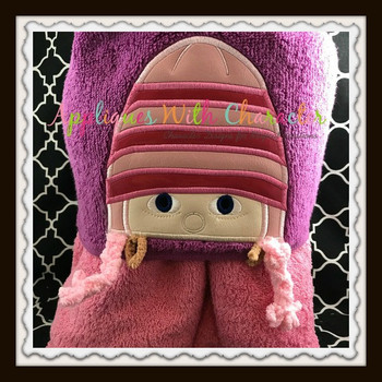 3D Middle Sister Peeker Applique Design 3D Middle Sister Peeker Applique Design