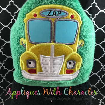 Magic Bus Peeker Applique Design Magic Bus Peeker Applique Design