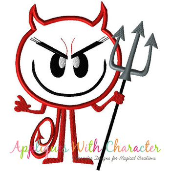 Emoji Devil Applique Design Emoji Devil Applique Design