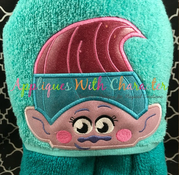 Twin Troll 2 Peeker Applique Design Twin Troll 2 Peeker Applique Design