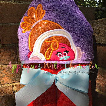 Music Playing Troll Peeker Applique Design Music Playing Troll Peeker Applique Design