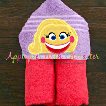 Emoji Smiley Peeker Applique Design Emoji Smiley Peeker Applique Design