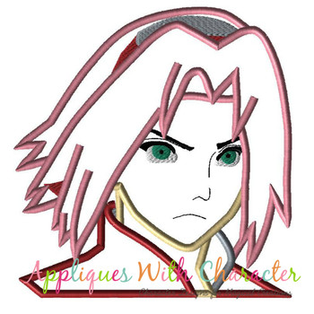 Girl Ninja Applique Design Girl Ninja Applique Design