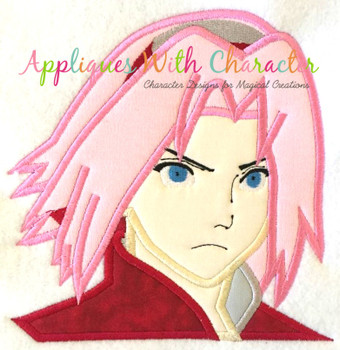 Girl Ninja Applique Design Girl Ninja Applique Design