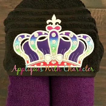 Crown Peeker Applique Design Crown Peeker Applique Design