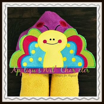 3D Butterfly Peeker Applique Design 3D Butterfly Peeker Applique Design