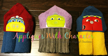 Chug Yellow Train Peeker Applique Design Chug Yellow Train Peeker Applique Design