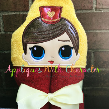 Majorette Doll Peeker Applique Design Majorette Doll Peeker Applique Design