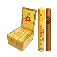 Montecristo Classic El Conde Tubes Cigars - Natural Box of 15 Montecristo Classic El Conde Tubes Cigars - Natural Box of 15