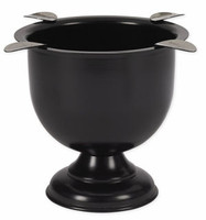 Stinky Cigar Tall Ashtray - Black Coated Stinky Cigar Tall Ashtray - Black Coated