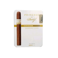 Primeros by Davidoff Dominican Cigars - Maduro Tin of 6 Primeros by Davidoff Dominican Cigars - Maduro Tin of 6