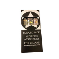 PDR Robusto Maduro Assortment - Pack of 3 PDR Robusto Maduro Assortment - Pack of 3