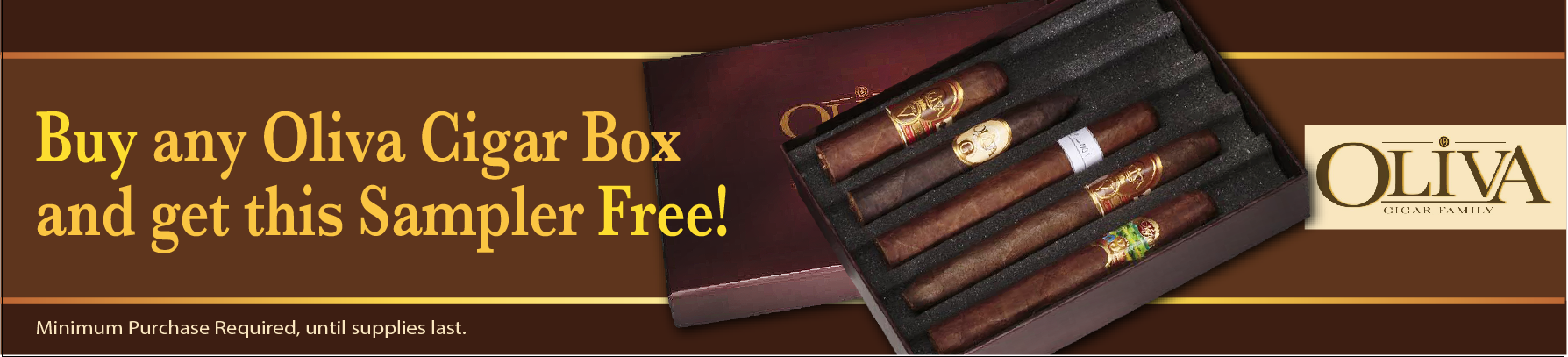 buy oliva, padilla or nub box cigars free sampler