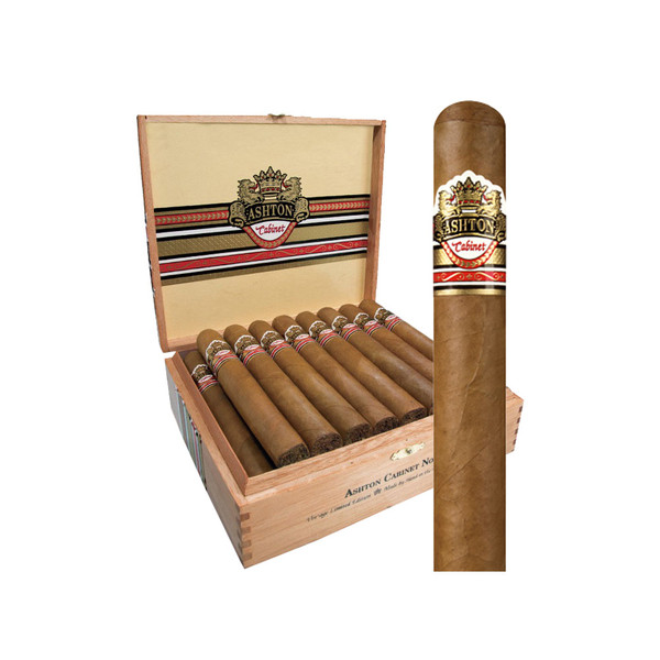 Ashton Cabinet Selection Pyramid Cigars - Natural Box of 25