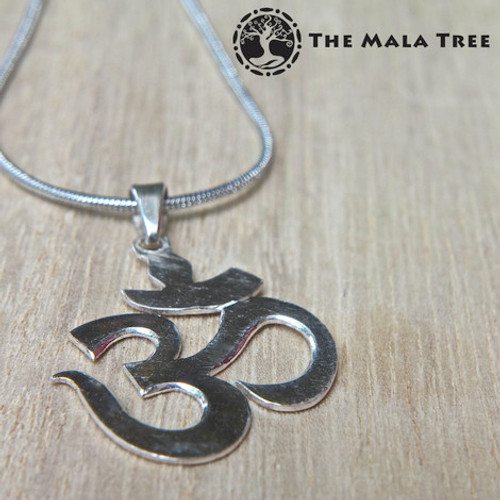 "The Traditional Om" Pendant" Silver Pendant "The Traditional Om" Pendant" Silver Pendant