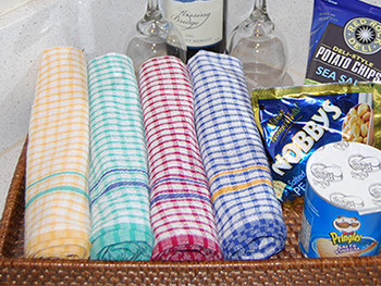 Small Check Cotton Tea Towel Small Check Cotton Tea Towel