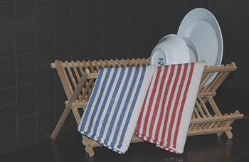 Striped Cotton Tea Towels Striped Cotton Tea Towels