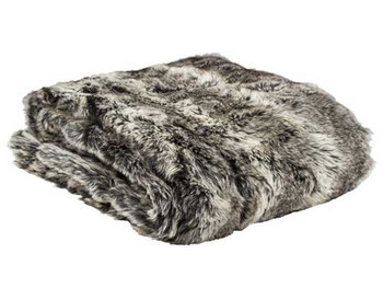 Faux Fur Printed Throw Faux Fur Printed Throw