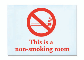 No Smoking Adhesive Sign No Smoking Adhesive Sign