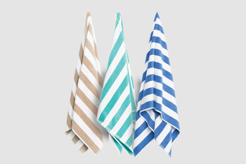 Oasis Stripe Pool Towel Oasis Stripe Pool Towel