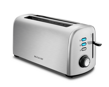 Maxim Kitchen Pro 4 Slice Stainless Steel Toaster Maxim Kitchen Pro 4 Slice Stainless Steel Toaster