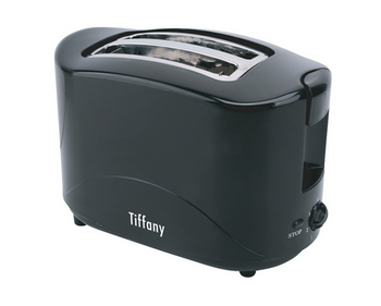 Tiffany 2 Slice Cool Touch Toaster Black Tiffany 2 Slice Cool Touch Toaster Black