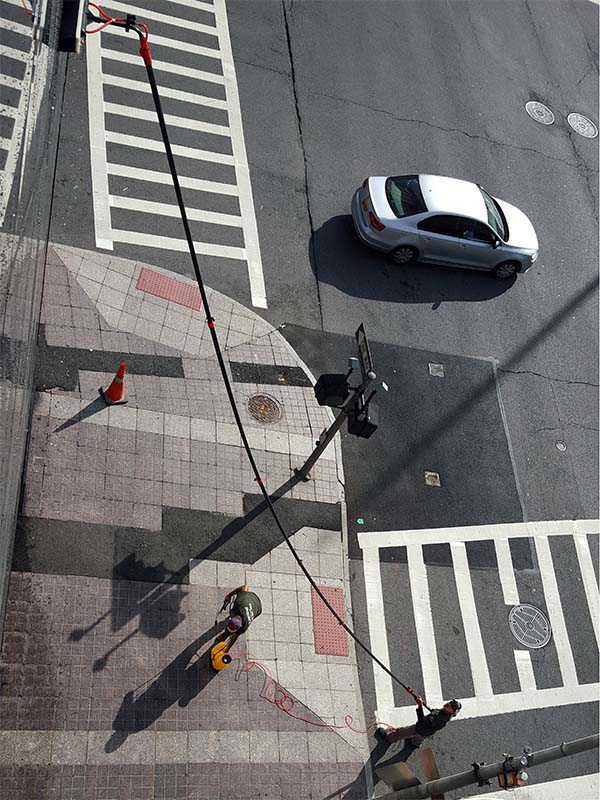 WaterFed Cleaning Bird's Eye View