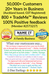 Iron On Clothing Labels