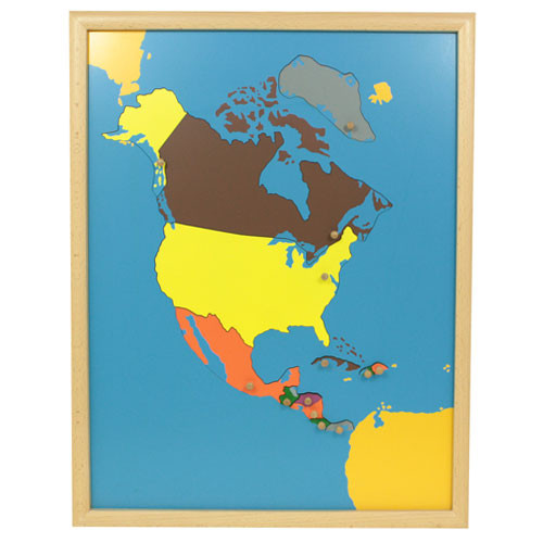 North America Puzzle Map