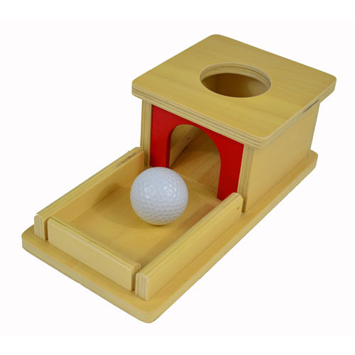 Object Permanence Box with Tray