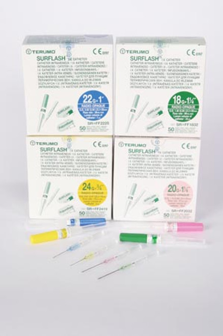 1SR*FF2225 Terumo Medical Corp. IV Catheter, 22G x 1", Blue, 50/bx, 4 bx/cs Sold as cs 1SR*FF2225 Terumo Medical Corp. IV Catheter, 22G x 1", Blue, 50/bx, 4 bx/cs Sold as cs