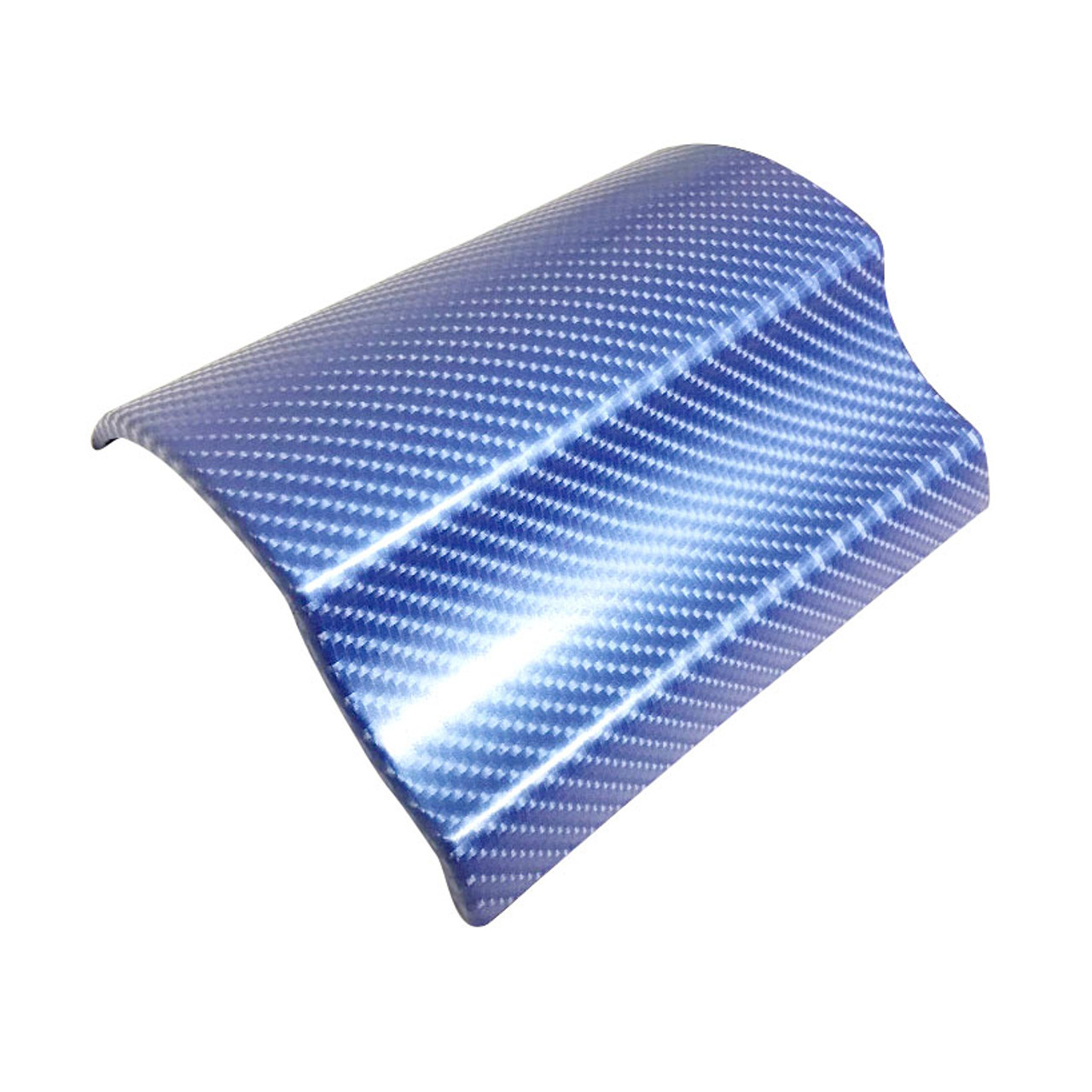 Blue Gloss Carbon Fibre Vinyl Wrap with ADT Wrap Direct