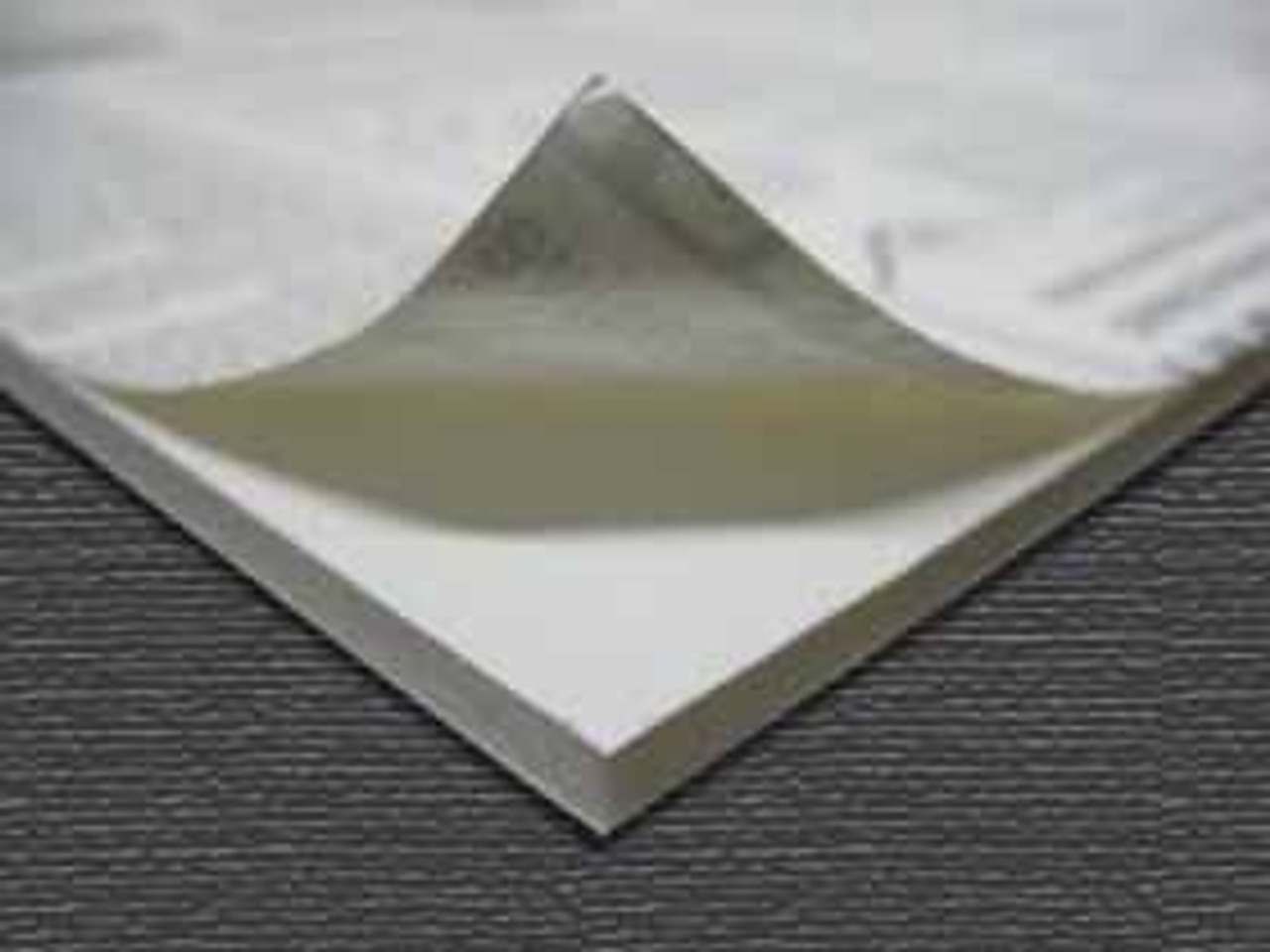 3/16" White 1 Side Self Adhesive Foam Core Boards 8X10