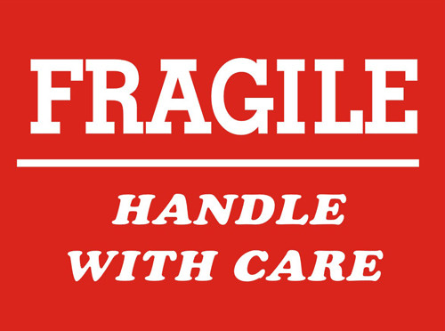 4 x 6 shipping labels fragile handle with care